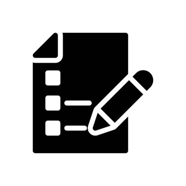 Web sitesi tasarımı ve masaüstü zarfları için kontrol listesi simgesi, geliştirme. premium paket.