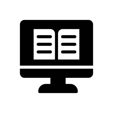 Web sitesi tasarımı ve masaüstü zarfları için Simge okuma, geliştirme. premium paket.