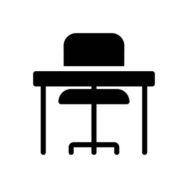 Web sitesi tasarımı ve masaüstü zarfları için masa simgesi, geliştirme. premium paket.