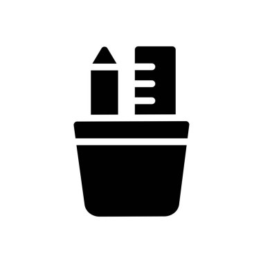 Web sitesi tasarımı ve masaüstü zarfları için kalem simgesi, geliştirme. premium paket.