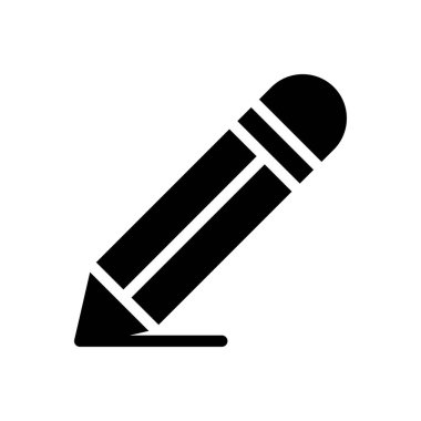 Web sitesi tasarımı ve masaüstü zarfları için kalem simgesi, geliştirme. premium paket.