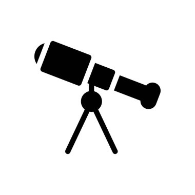 Web sitesi tasarımı ve masaüstü zarfları için teleskop simgesi, geliştirme. premium paket.