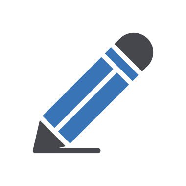 Web sitesi tasarımı ve masaüstü zarfları için kalem simgesi, geliştirme. premium paket.