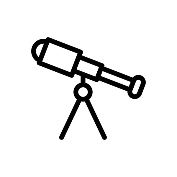 Teleskop Icon Für Website Design Und Desktop Hüllkurve Entwicklung Premium — Stockvektor