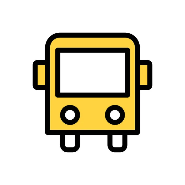 Ícone Ônibus Para Design Site Envoltório Desktop Desenvolvimento Pacote Prémio — Vetor de Stock
