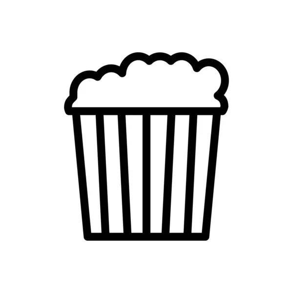 Popcorn Icon Für Website Design Und Desktop Umschlag Entwicklung Premium — Stockvektor