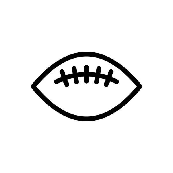 Rugby Icono Para Diseño Sitios Web Sobres Escritorio Desarrollo Paquete — Vector de stock