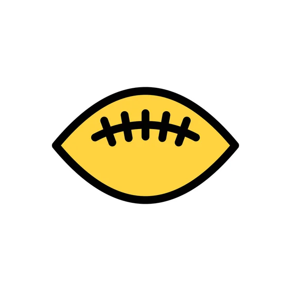 Rugby Icono Para Diseño Sitios Web Sobres Escritorio Desarrollo Paquete — Vector de stock