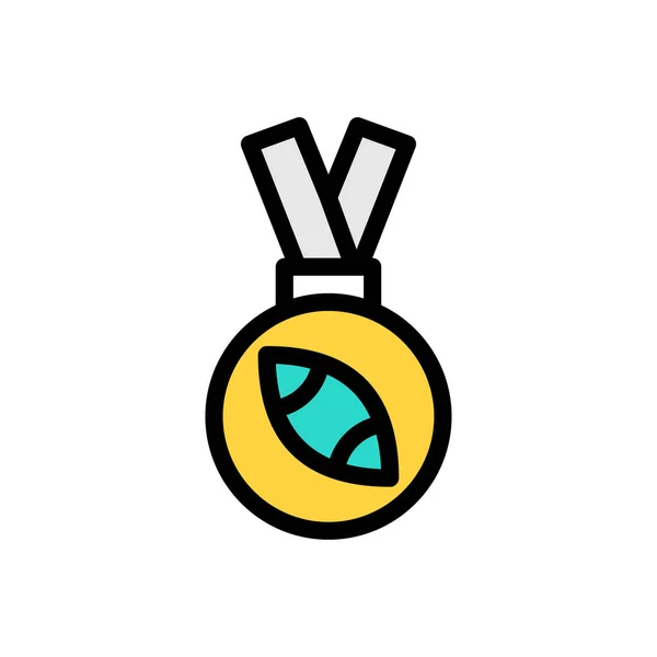 Іконка Медалі Дизайну Веб Сайту Конвертації Робочих Столів Розробки Преміальний — стоковий вектор