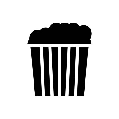 Web sitesi tasarımı ve masaüstü zarfları için patlamış mısır simgesi geliştirme. premium paket.