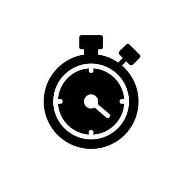 Web sitesi tasarımı ve masaüstü zarfları için kronometre simgesi, geliştirme. premium paket.