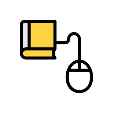 İnternet sitesi tasarımı ve masaüstü zarfları için çevrimiçi eğitim simgesi, geliştirme. premium paket.