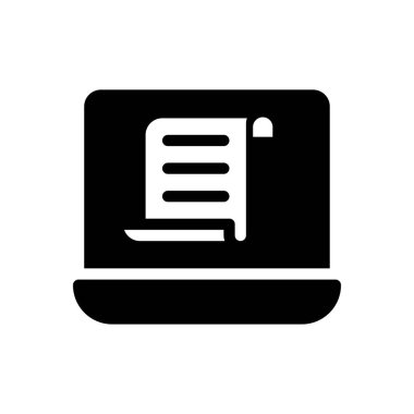 Web sitesi tasarımı ve masaüstü zarfları için dizüstü simgesi, geliştirme. premium paket.