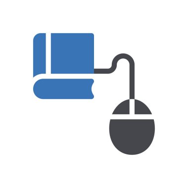 İnternet sitesi tasarımı ve masaüstü zarfları için çevrimiçi eğitim simgesi, geliştirme. premium paket.