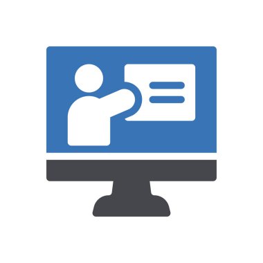 Web sitesi tasarımı ve masaüstü zarfları için öğretmenlik dersi simgesi, geliştirme. premium paket.