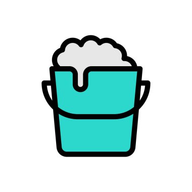 Web sitesi tasarımı ve masaüstü zarfları için kova sabun simgesi, geliştirme. Premium simgesi.