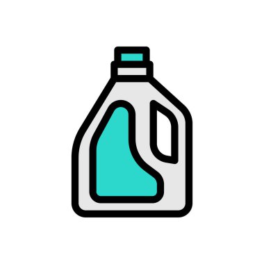 Web sitesi tasarımı ve masaüstü zarfları için deterjan simgesi, geliştirme. Premium simgesi.