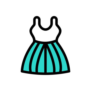 Web sitesi tasarımı ve masaüstü zarfları için elbise simgesi, geliştirme. Premium simgesi.