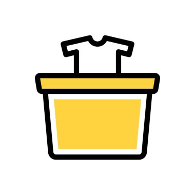 Web sitesi tasarımı ve masaüstü zarfları için gömlek kovası simgesi, geliştirme. Premium simgesi.