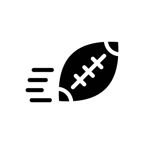 Rugby Gooien Pictogram Voor Website Ontwerp Desktop Envelop Ontwikkeling Premium — Stockvector