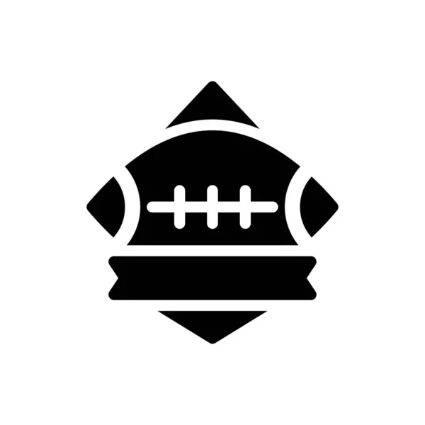 Rugby Trofeo Icono Para Diseño Sitios Web Sobres Escritorio Desarrollo — Vector de stock