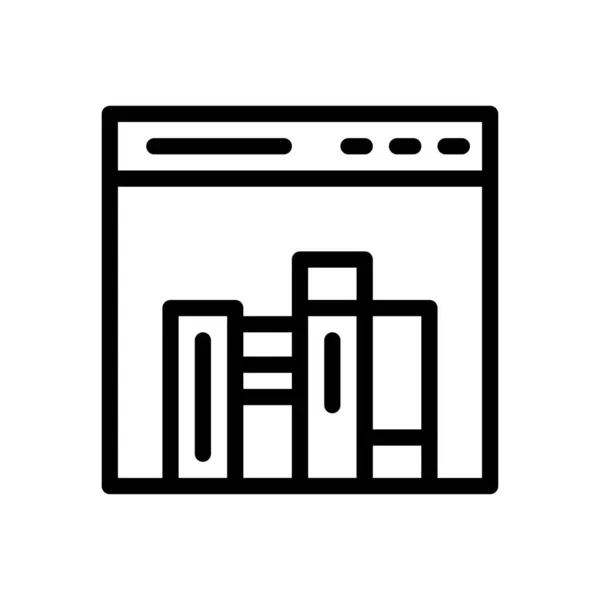 Weboldal Könyv Icon Weboldal Tervezés Asztali Boríték Fejlesztés Prémium Csomag — Stock Vector