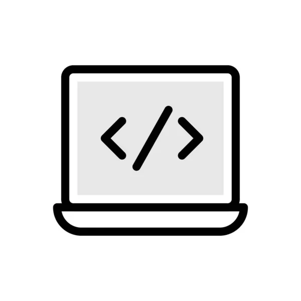 Coding Icon Für Website Design Und Desktop Hüllkurve Entwicklung Premium — Stockvektor