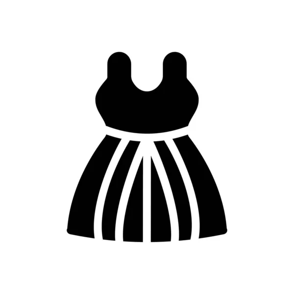 Icono Vestido Para Diseño Del Sitio Web Sobre Escritorio Desarrollo — Vector de stock