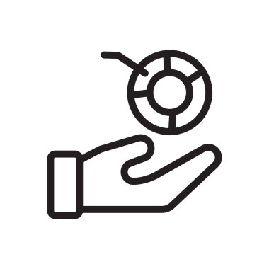 site tasarımı ve masaüstü zarfları için tablo simgesi, geliştirme. Premium simgesi.