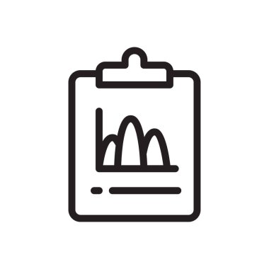 Web sitesi tasarımı ve masaüstü zarfları için rapor simgesi, geliştirme. Premium simgesi.