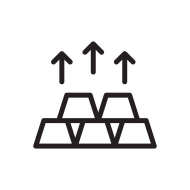 Web sitesi tasarımı ve masaüstü zarfları için altın simge, geliştirme. Premium simgesi.