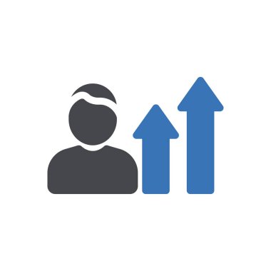 Web sitesi tasarımı ve masaüstü zarfları için büyüme simgesi, geliştirme. Premium simgesi.