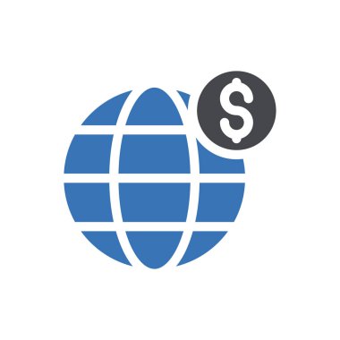 Web sitesi tasarımı ve masaüstü zarfları için dolar simgesi, geliştirme. Premium simgesi.