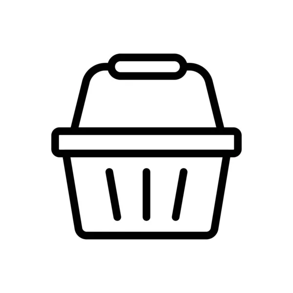 Icono Cesta Para Diseño Del Sitio Web Sobre Escritorio Desarrollo — Vector de stock