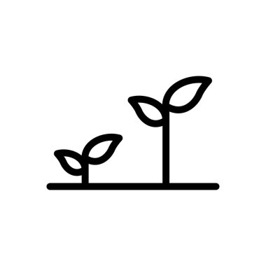 Web sitesi tasarımı ve masaüstü zarfları için bitki simgesi, geliştirme. Premium simgesi.