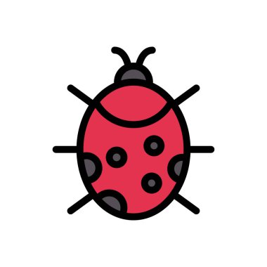 Web sitesi tasarımı ve masaüstü zarfları için uğur kuşu simgesi, geliştirme. Premium simgesi.