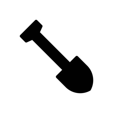 Web sitesi tasarımı ve masaüstü zarfları için kürek simgesi, geliştirme. Premium simgesi.