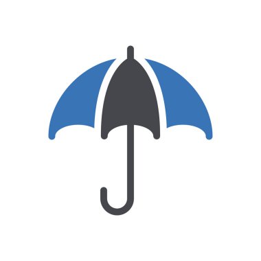 Web sitesi tasarımı ve masaüstü zarfları için şemsiye simgesi, geliştirme. Premium simgesi.