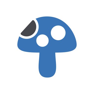 Web sitesi tasarımı ve masaüstü zarfları için mantar simgesi, geliştirme. Premium simgesi.