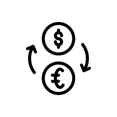 Web sitesi tasarımı ve masaüstü zarfları için takas simgesi, geliştirme. Premium simgesi.