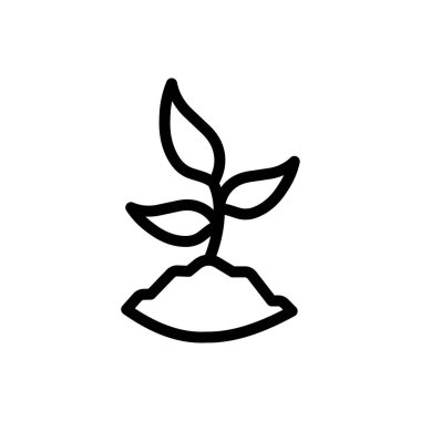 Web sitesi tasarımı ve masaüstü zarfları için bitki simgesi, geliştirme. premium paket.