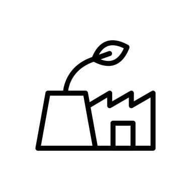 Web sitesi tasarımı ve masaüstü zarfları için fabrika simgesi, geliştirme. premium paket.