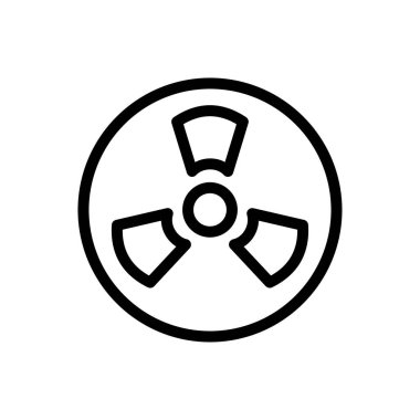 Web sitesi tasarımı ve masaüstü zarfları için nükleer simge, geliştirme. Premium paketi.