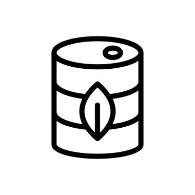 Web sitesi tasarımı ve masaüstü zarfları için yakıt davulu simgesi, geliştirme. Premium paketi.