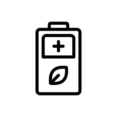 Web sitesi tasarımı ve masaüstü zarfları için pil şarj simgesi, geliştirme. Premium paketi.