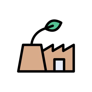 Web sitesi tasarımı ve masaüstü zarfları için fabrika simgesi, geliştirme. premium paket.