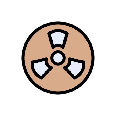 Web sitesi tasarımı ve masaüstü zarfları için nükleer simge, geliştirme. Premium paketi.