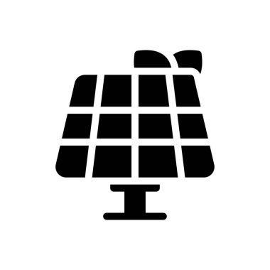 Web sitesi tasarımı ve masaüstü zarfları için güneş enerjisi simgesi, geliştirme. Premium paketi.