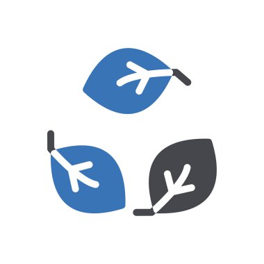 Web sitesi tasarımı ve masaüstü zarfları için yaprak simgesi, geliştirme. premium paket.