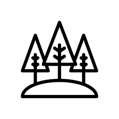 Web sitesi tasarımı ve masaüstü zarfları için ağaç simgesi, geliştirme. Premium paketi.